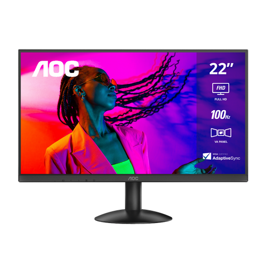Monitor AOC 22", FHD, 100Hz, 1ms, Panel VA, 22B30HM2
