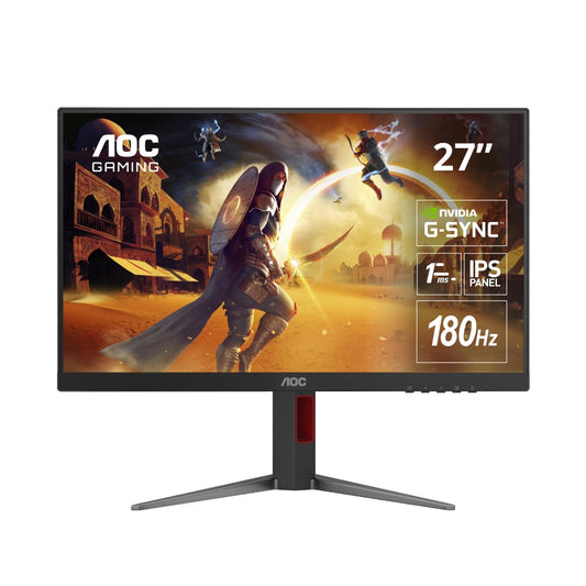 Monitor Gamer AOC 27", FHD, 180Hz, 1ms, Panel IPS, 27G4