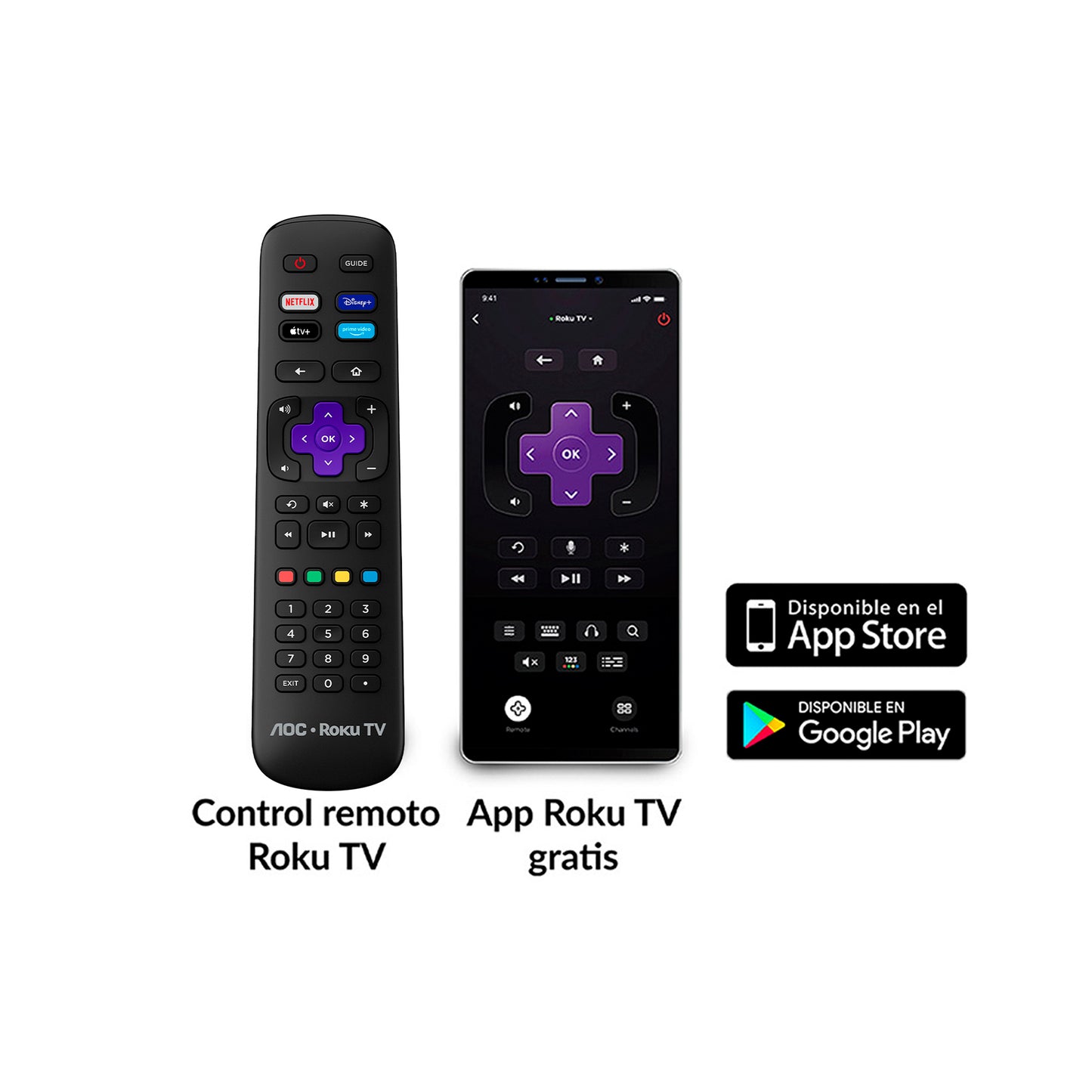 Smart TV AOC 50" UHD 4K 50U7045