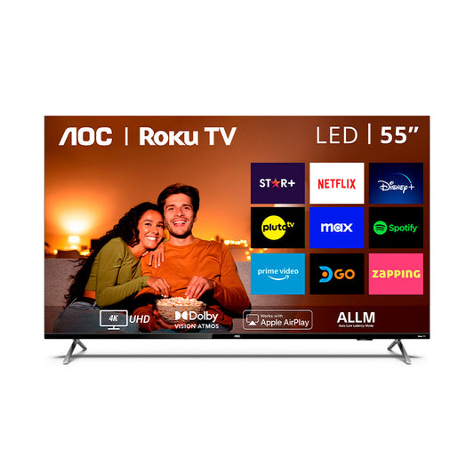 Smart TV AOC 55" UHD 4K 55U6125