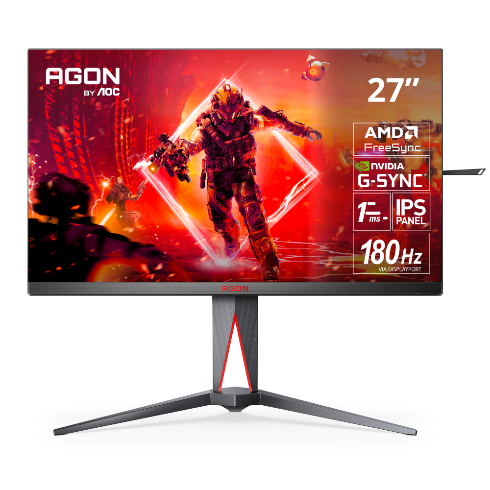Monitor Gamer AGON by AOC 27", QHD, 170Hz, 1ms, Panel IPS, AG275QXE