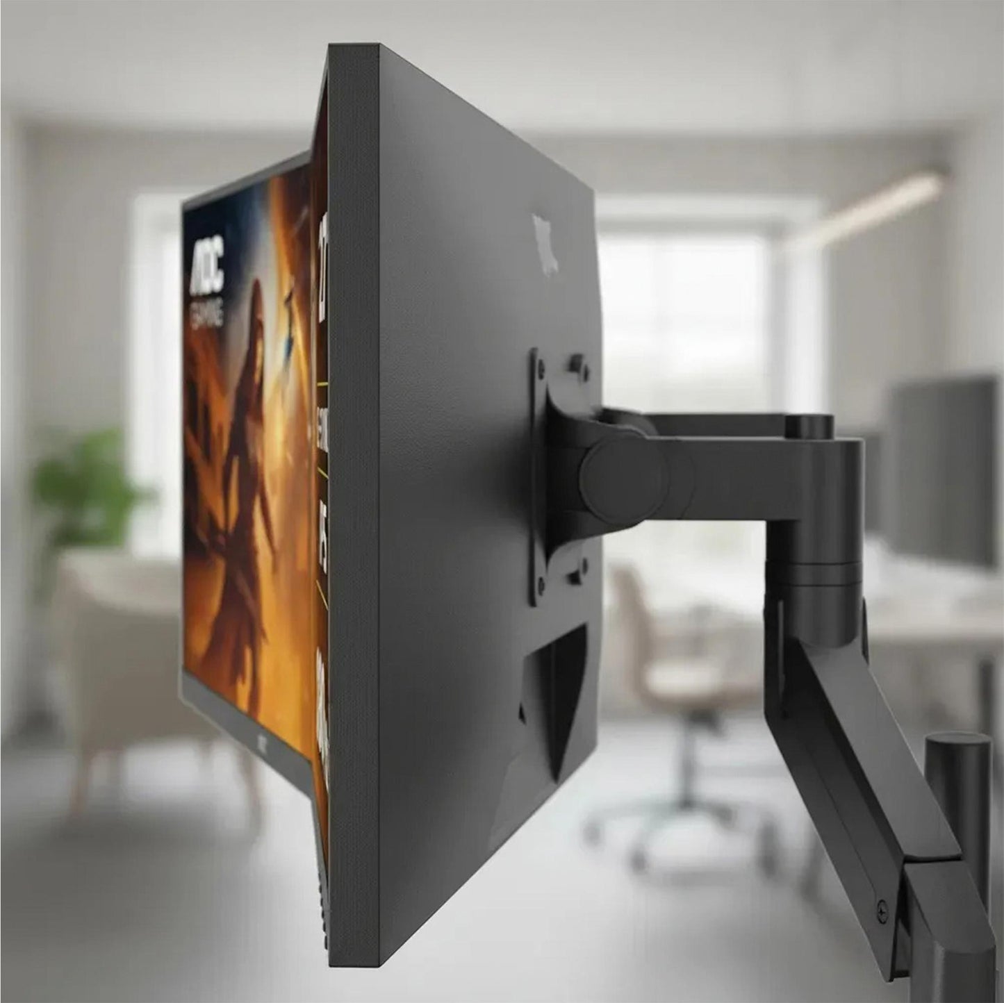 2 Monitor Gamer 27" AOC 27G4 IPS Full HD 180Hz + Soporte Monitor AD110DX