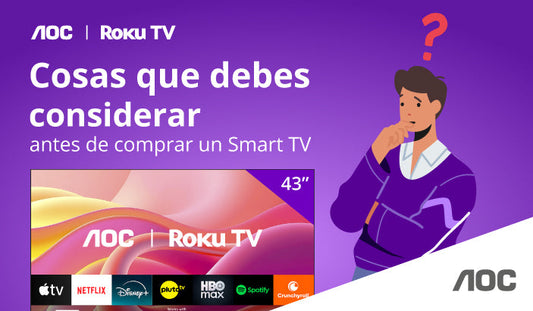 5 cosas que debes considerar antes de comprar un Smart TV