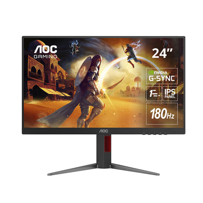 Monitor Gamer AOC 23.8", FHD, 180Hz, 1ms, Panel IPS, 24G4