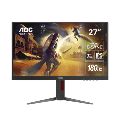 Monitor Gamer AOC 27", FHD, 180Hz, 1ms, Panel IPS, 27G4