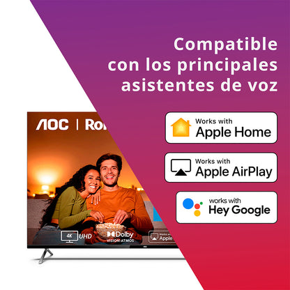 Smart TV AOC 55" UHD 4K 55U6125