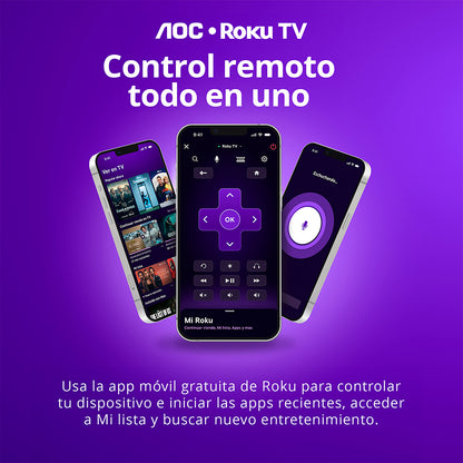 Smart TV AOC 55" UHD 4K 55U6125