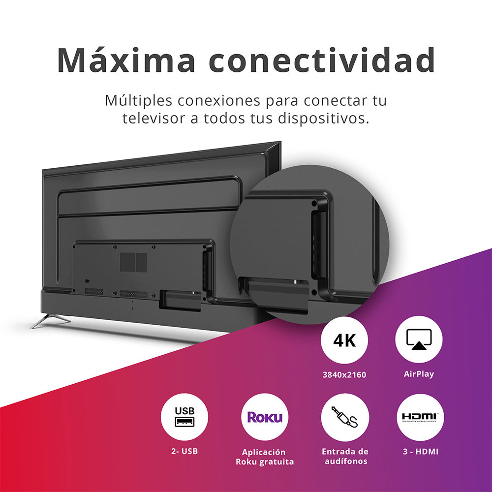 Smart TV AOC 55" UHD 4K 55U6125