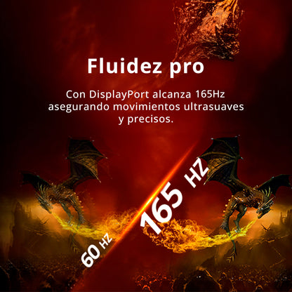 Monitor Gamer Curvo AGON by AOC 24” FHD 165Hz 1ms C24G2
