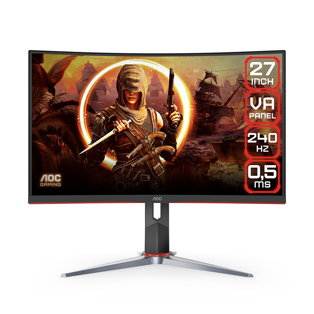 Monitor Gamer Curvo 27" AGON by AOC VA FHD 240Hz C27G2Z