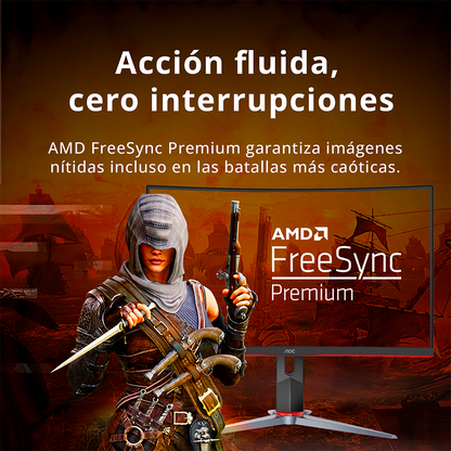 Monitor Gamer Curvo 27" AGON by AOC VA FHD 240Hz C27G2Z