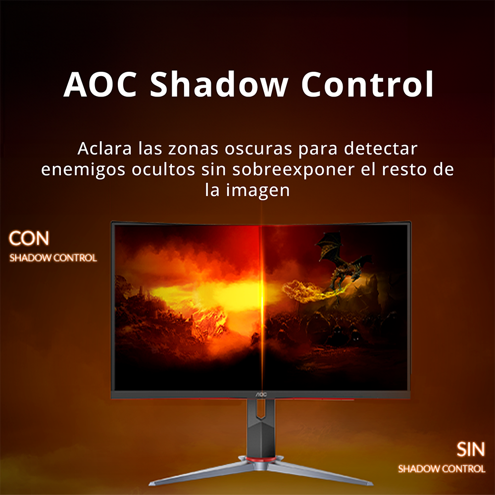 Monitor Gamer Curvo 27" AGON by AOC VA FHD 240Hz C27G2Z