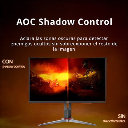 Monitor Gamer Curvo 27" AGON by AOC VA FHD 240Hz C27G2Z
