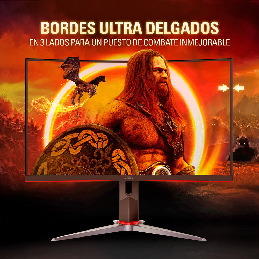Monitor Gamer Curvo 27" AOC C27G2 27" Full HD