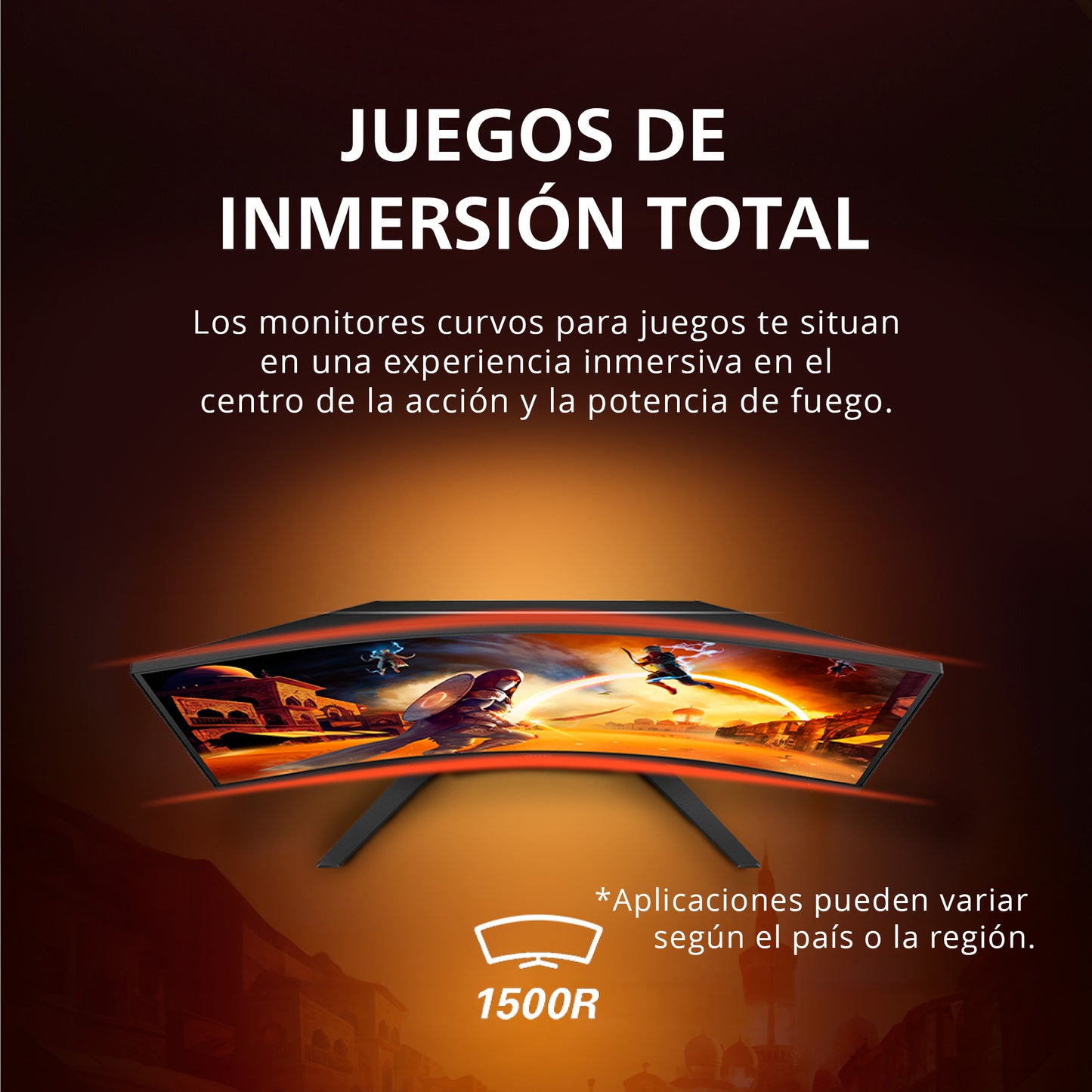 Monitor Gamer Curvo AGON by AOC 27” FHD 280Hz 0,3ms C27G4Z