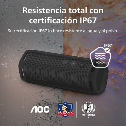 Parlante O1 AOC Colo-Colo Versión 2025 + Postales De Estampa Icónicas