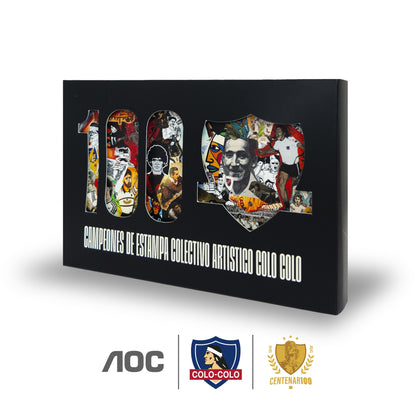 Parlante O1 AOC Colo-Colo Versión 2025 + Postales De Estampa Icónicas