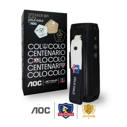 Parlante O1 AOC Colo-Colo Versión 2025 + Postales De Estampa Icónicas