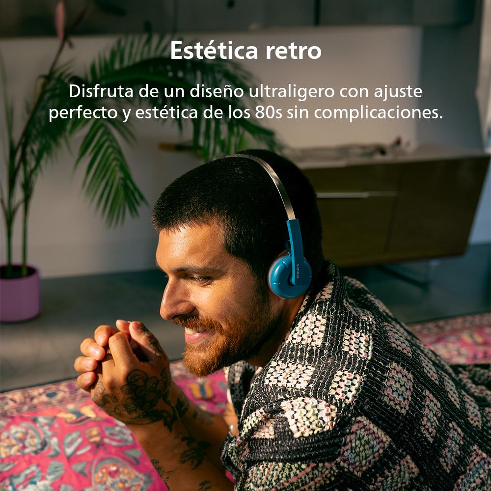 Audífonos Bluetooth Philips Ringo TAH2000TL Turquesa