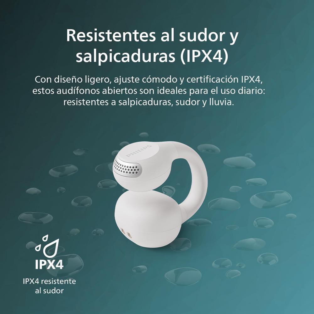 Audífonos Bluetooth Philips Clip TAQ2000 Blanco