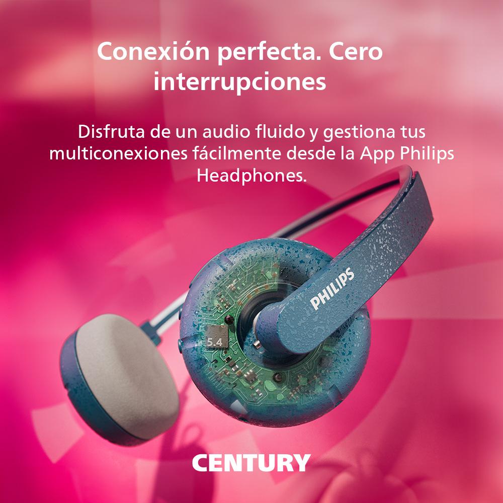 Audífonos Bluetooth Philips Ringo TAH2000TL Turquesa