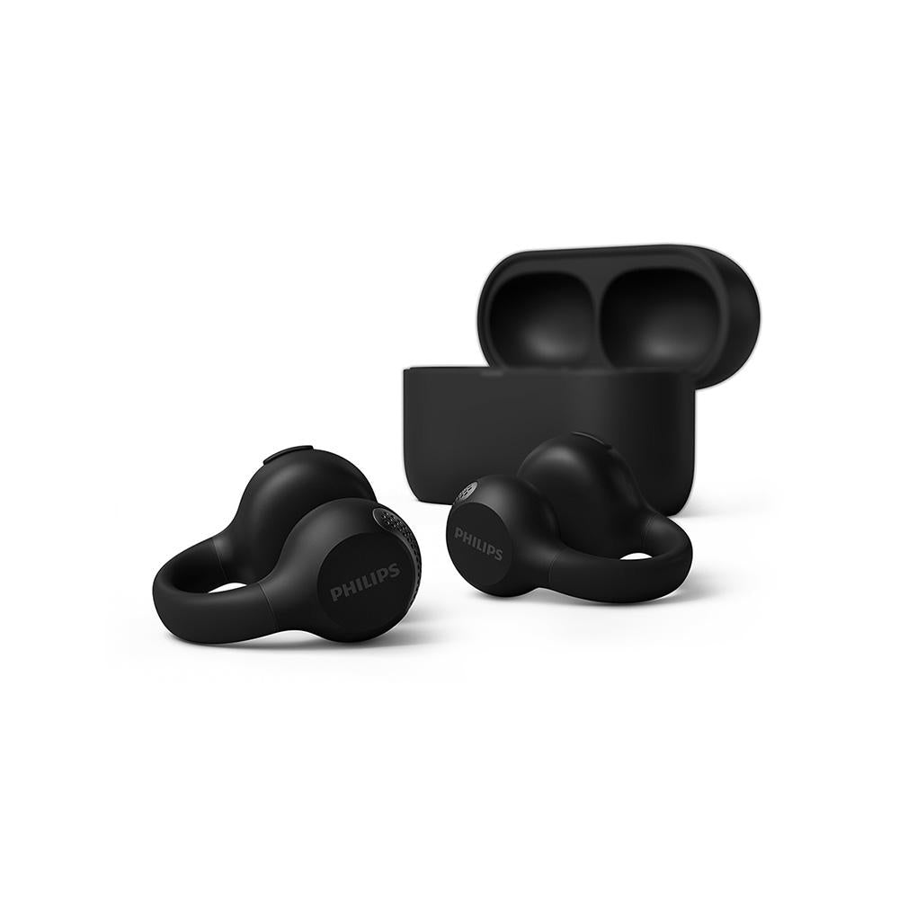 Audífonos Bluetooth Philips Clip TAQ2000 Negro