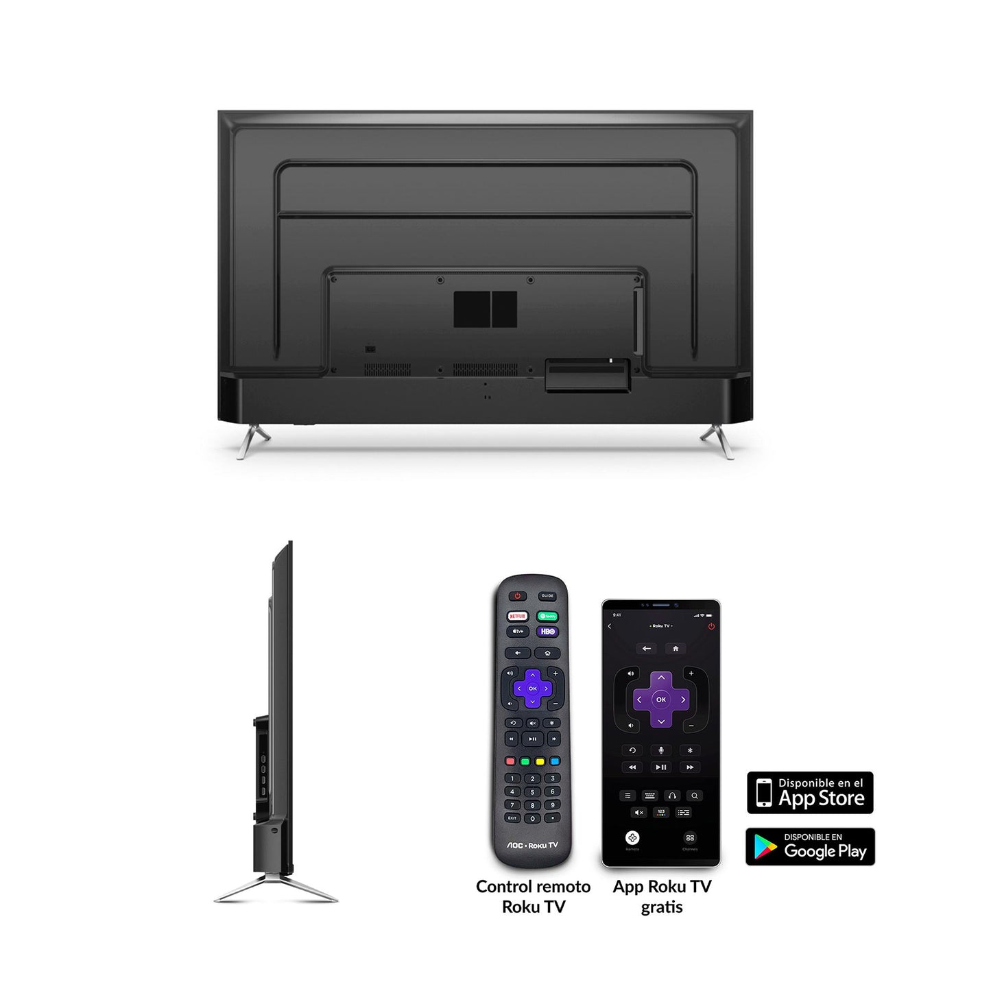 Smart TV 55U6125 + BT Speaker AS600 AOC