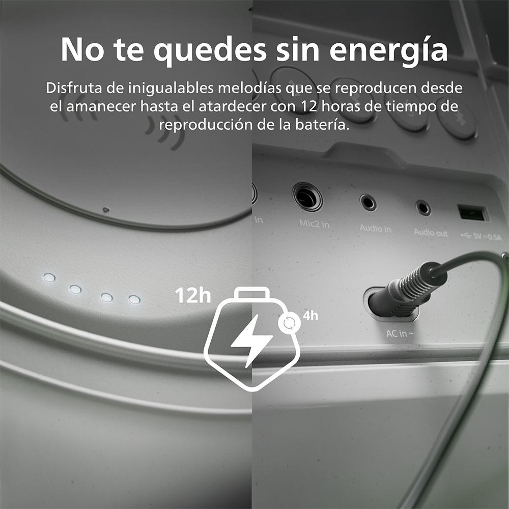 Pack 2 Parlantes Bluetooth AOC O3 Blanco con Portalatas para Fiesta