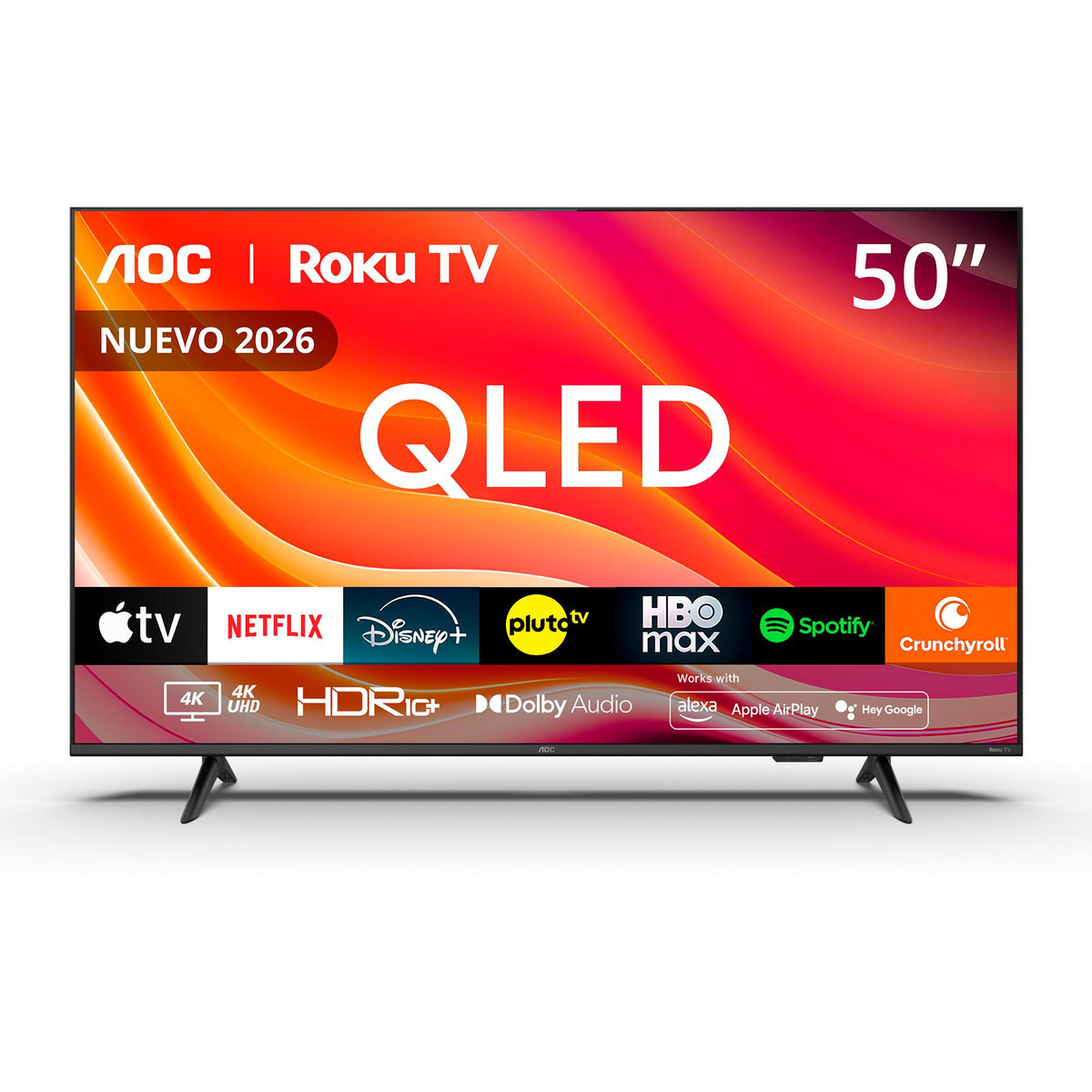 Smart TV AOC 50" QLED 4K UHD Roku TV 50Q7067