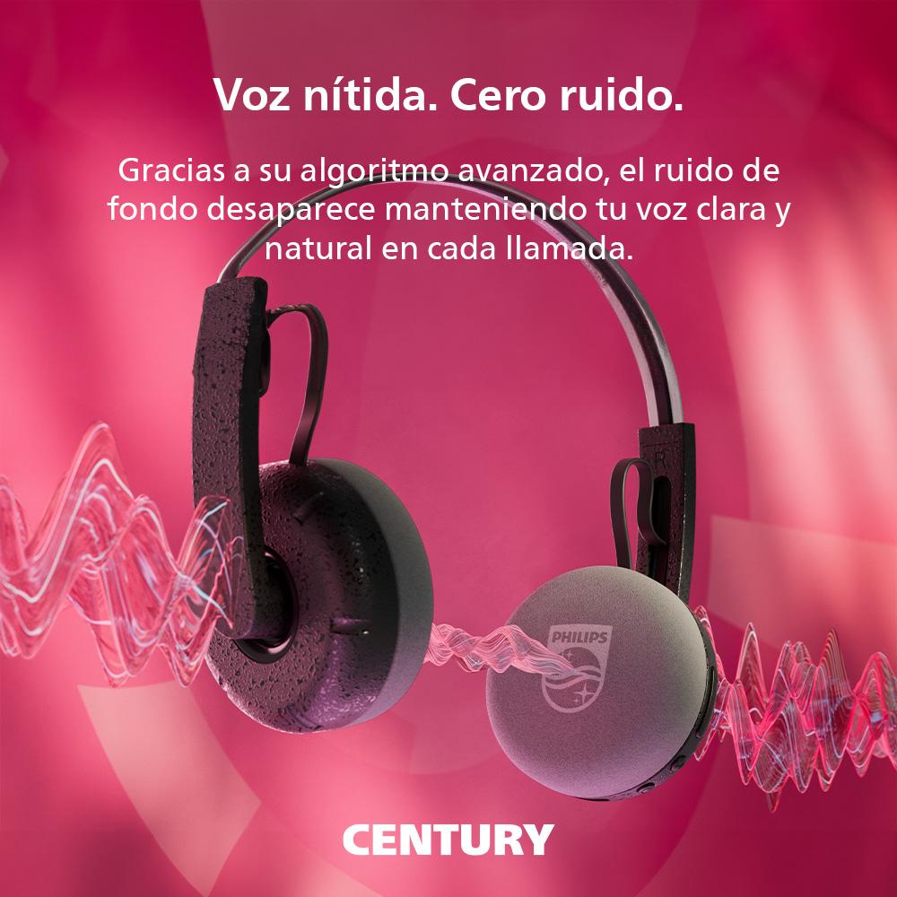 Audífonos Bluetooth Philips Ringo TAH2000BK Negro